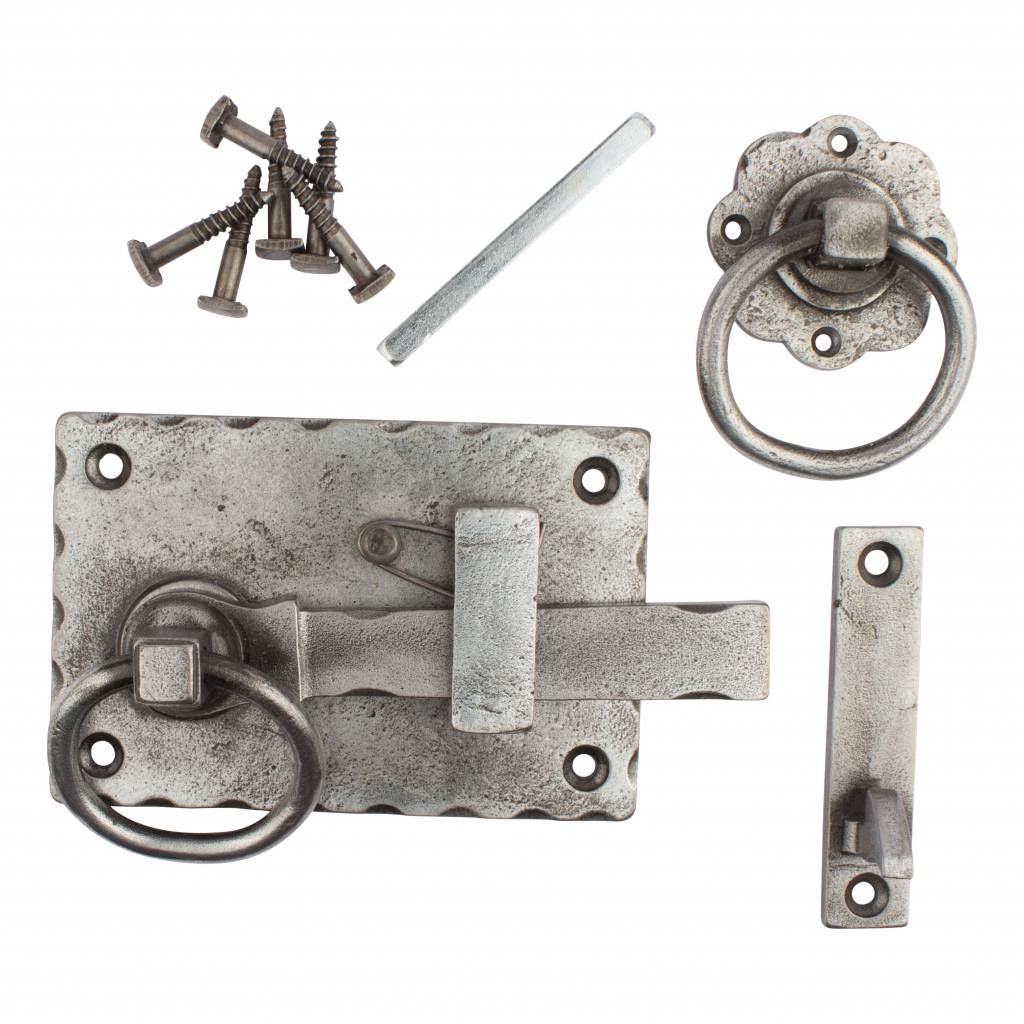 Cottage Latch wrought iron - Pewter