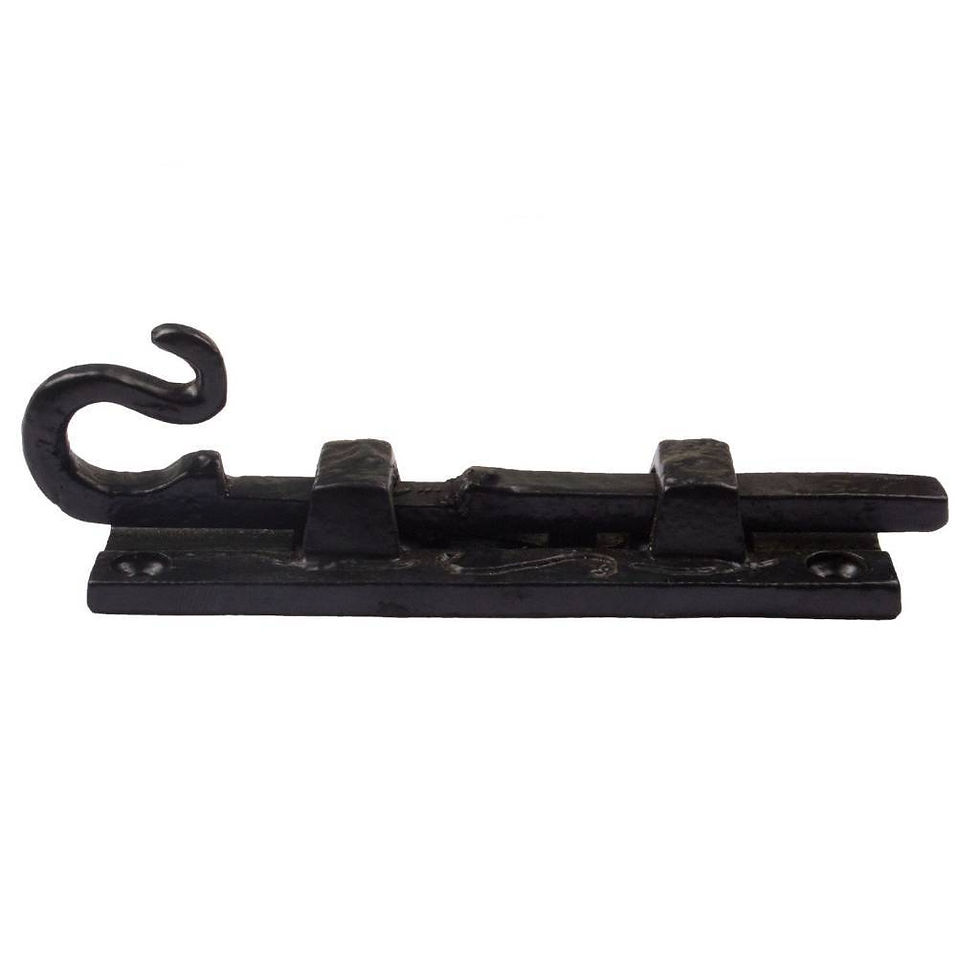 Cast iron door latch curl 105mm