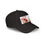 Thumbnail: Floral Music Low Profile Baseball Cap - Stylish Red Hat for Music Lovers