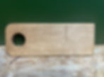 Handmade oak grill scraper for barbecues, grills and griddles