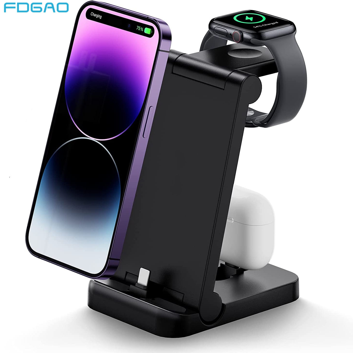 Wireless Charger 3 in 1 Station for Apple Watch