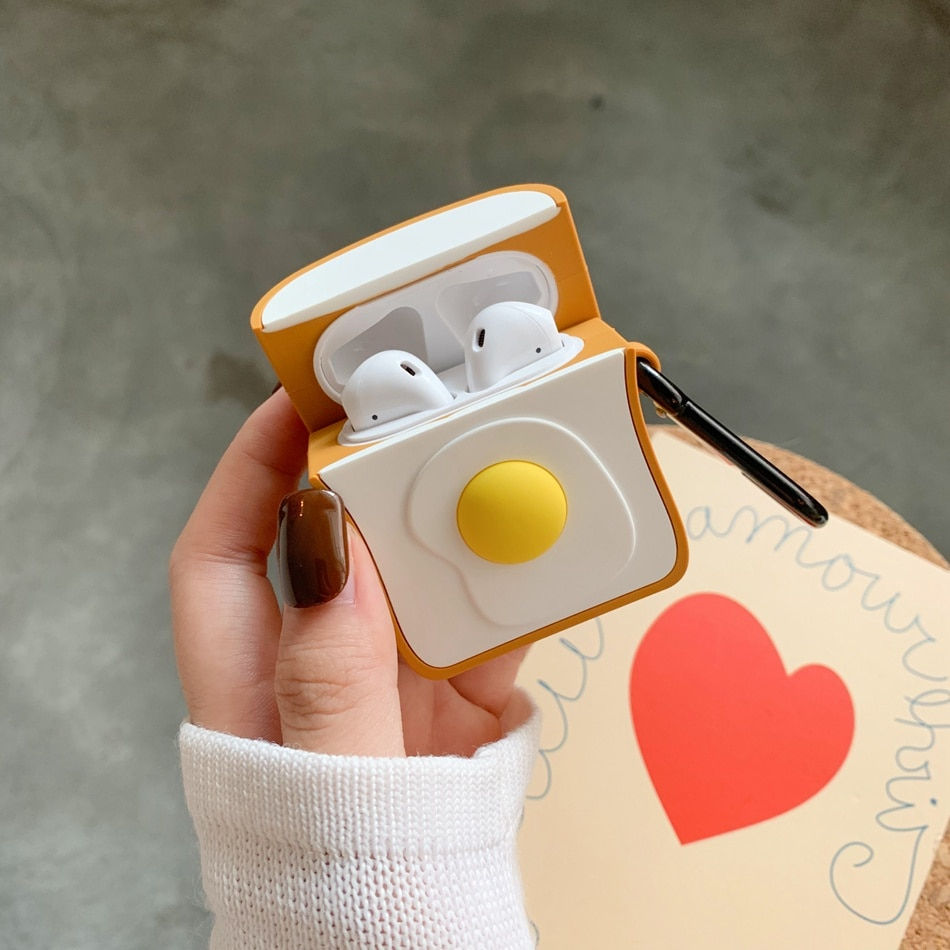 Miniaturbild: 3D Headphone Case For Airpods 2 Case Silicone Cute Dog Cartoon Earphone Cover 