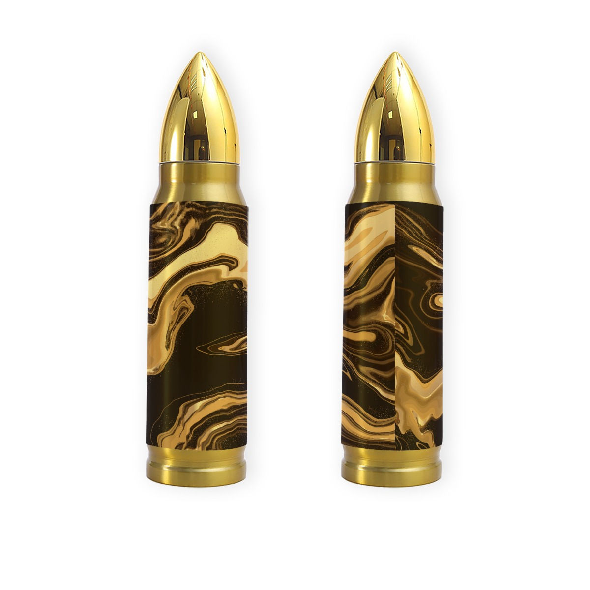 Gold & Black Marble Tumbler 32OZ