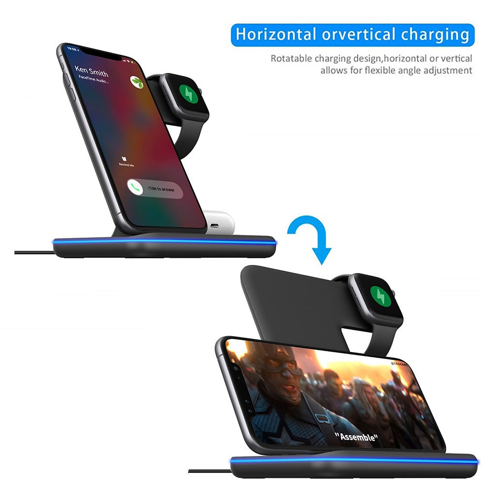 Thumbnail: Pro Charging Dock Station For Apple Watch iWatch 7