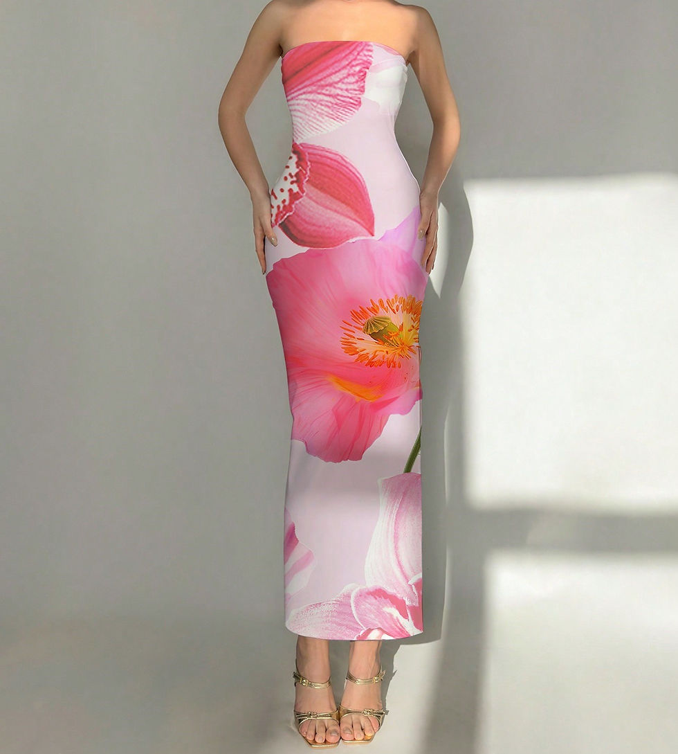 Thumbnail: 2025 European And American Cross-Border New Shein Women's Slim Off-Shoulder Con