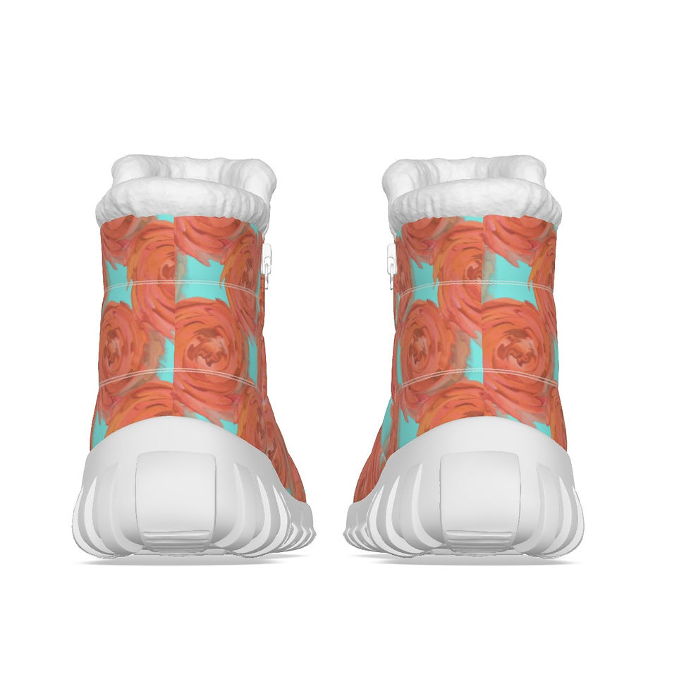 Thumbnail: All-Over Print Women's Zip-up Snow Boots