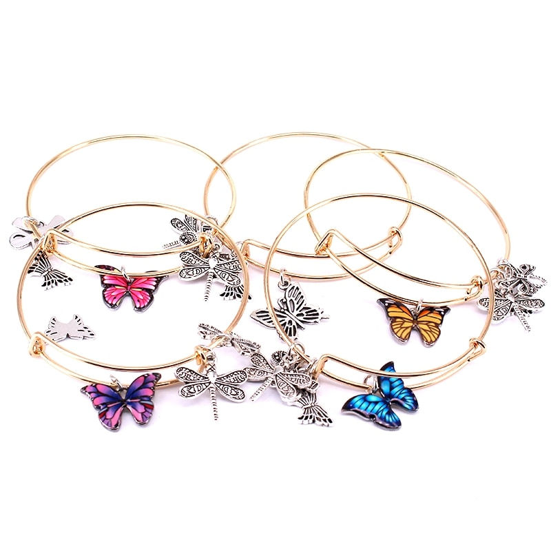 Thumbnail: 5pcs Bangle Set Cuff Jewelry 