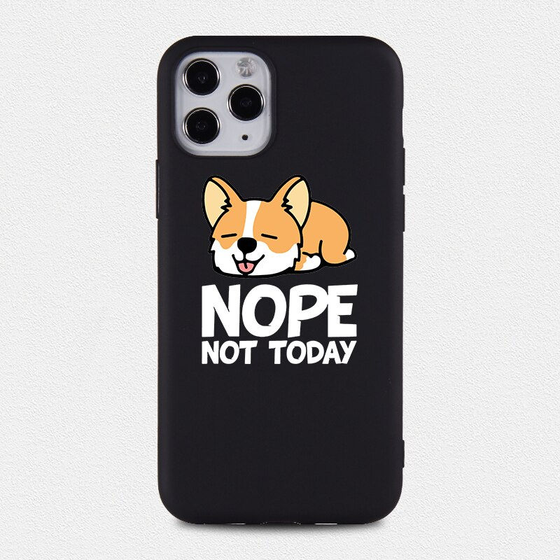 Thumbnail: Cute Dog Corgi Phone Case for iPhone SE 12 11 Pro 6s 7 8 Plus X XS MAX XR Cases
