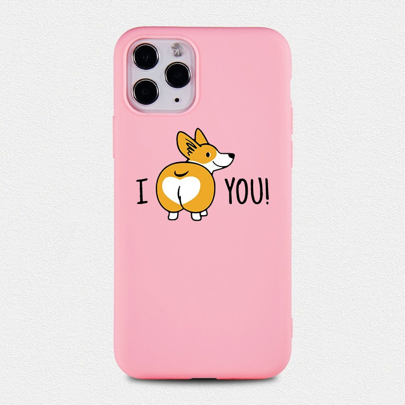 Thumbnail: Cute Dog Corgi Phone Case for iPhone SE 12 11 Pro 6s 7 8 Plus X XS MAX XR Cases