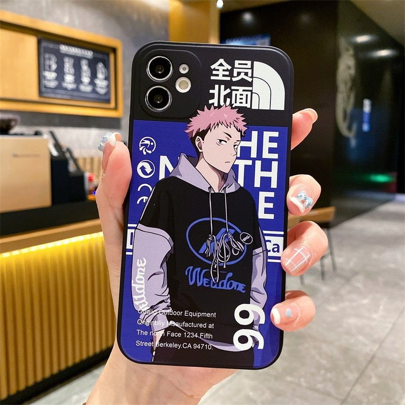 Thumbnail: Gojo Satoru Cover Sweater Down Jacket Phone Case for IPhone 