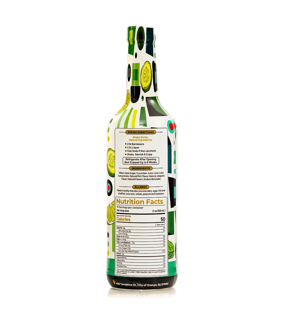 Thumbnail: Mint Cucumber Jalapeño Mojito Mixer – Cool Heat in Every Sip | BarMixxers