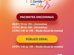 ONCOMINAS - Corrida e Caminhada Pela Vida