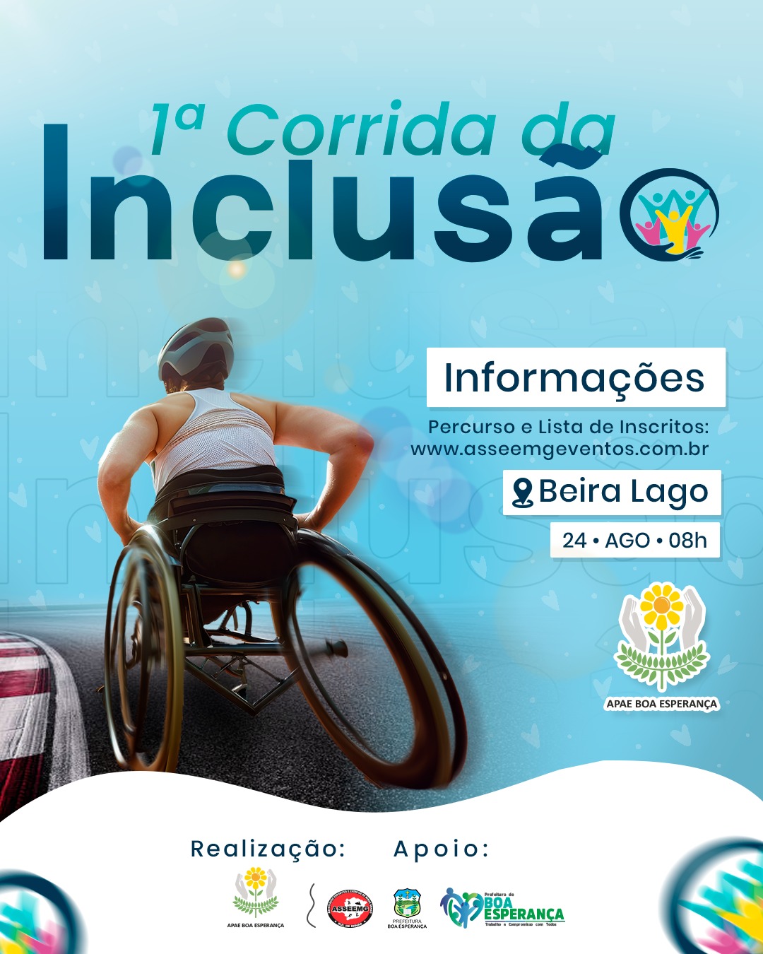 1ª CORRIDA DA INCLUSÃO - APAE DE BOA ESPERANÇA