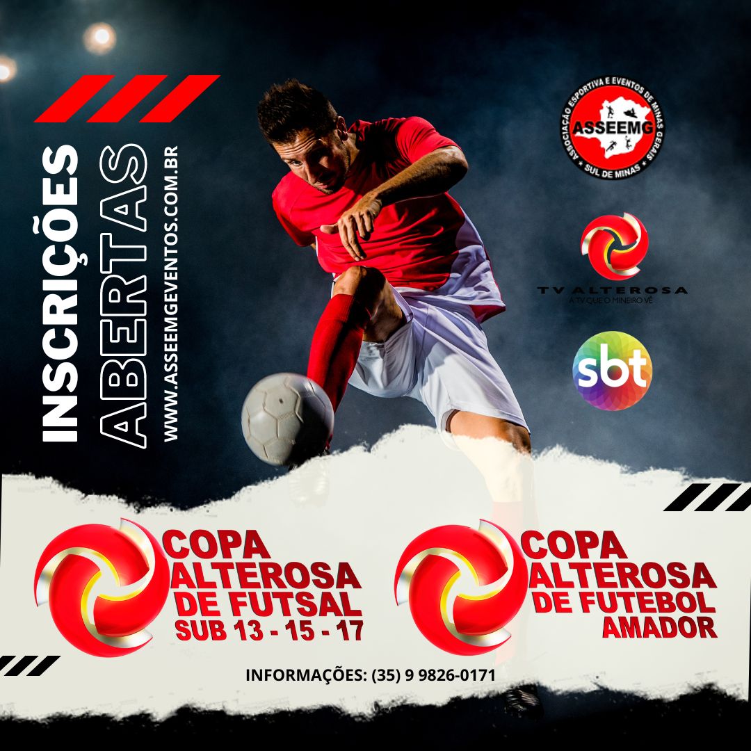 COPA ALTEROSA - INSCRIÇÕES!