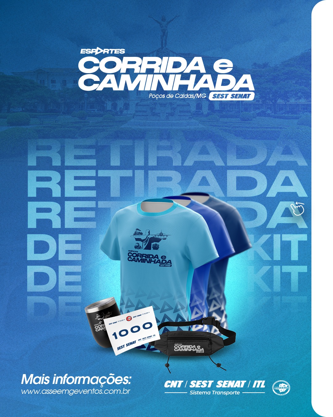 3ª CORRIDA E CAMINHADA SEST SENAT - POÇOS DE CALDAS