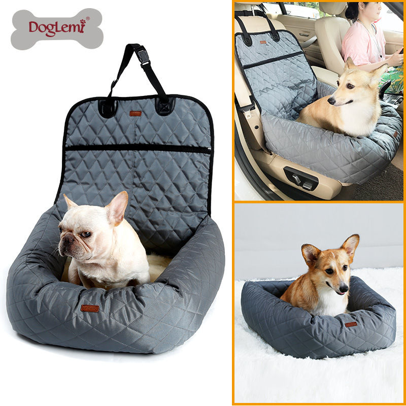 Thumbnail: New Multifunctional Pet Car Bed with Thick Cushion
