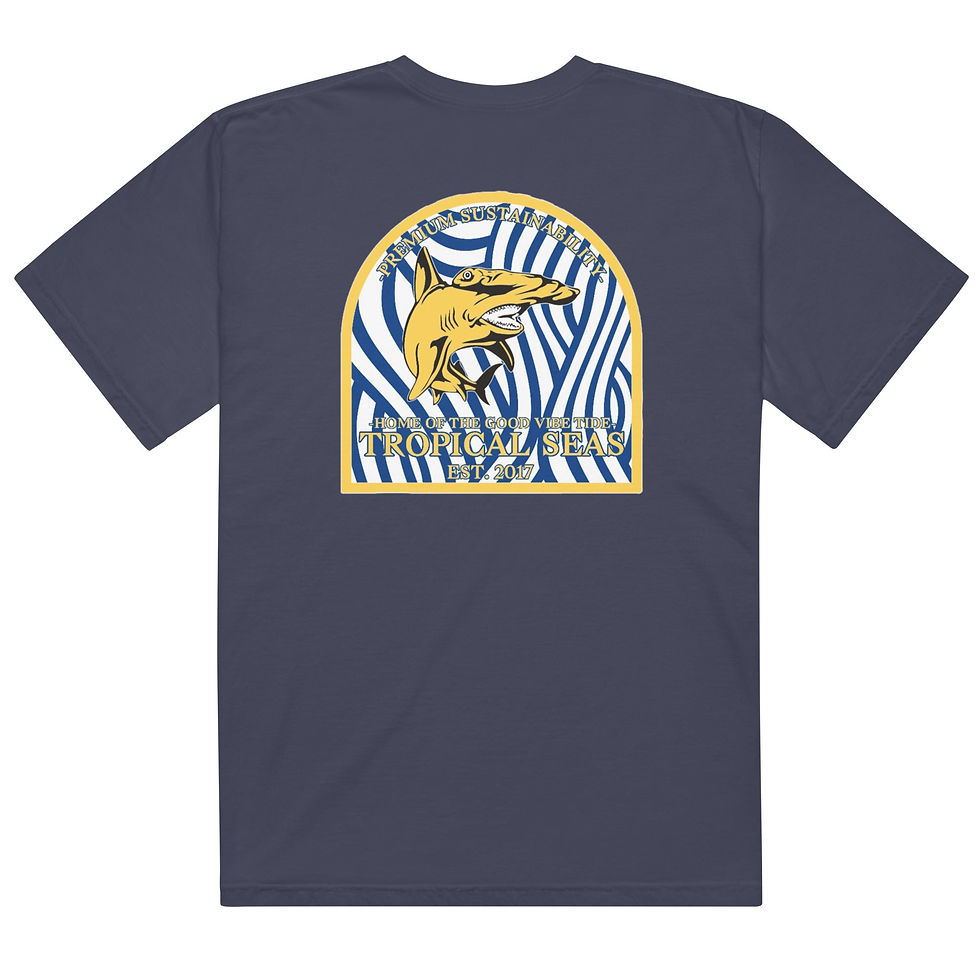 Thumbnail: Men’s Hammerhead Shark Heavyweight T-Shirt