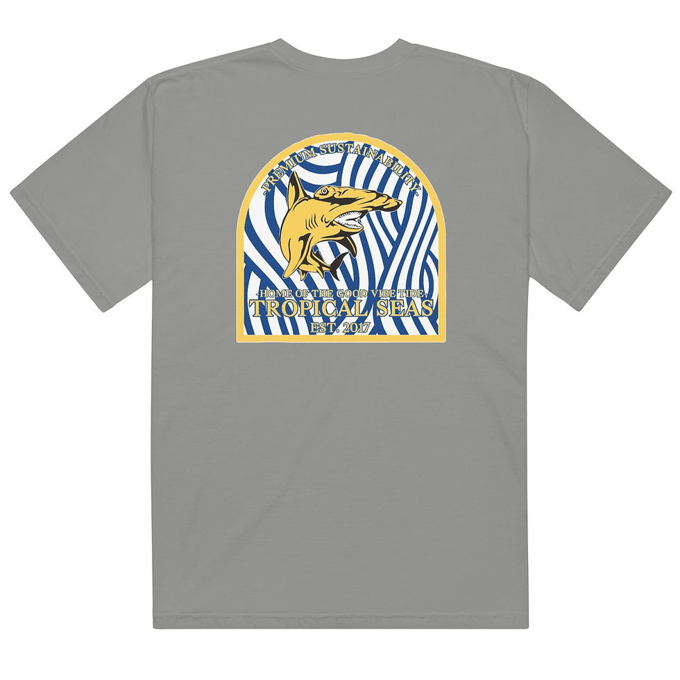 Thumbnail: Men’s Hammerhead Shark Heavyweight T-Shirt