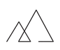 Transparent overlapping mountain logo.png
