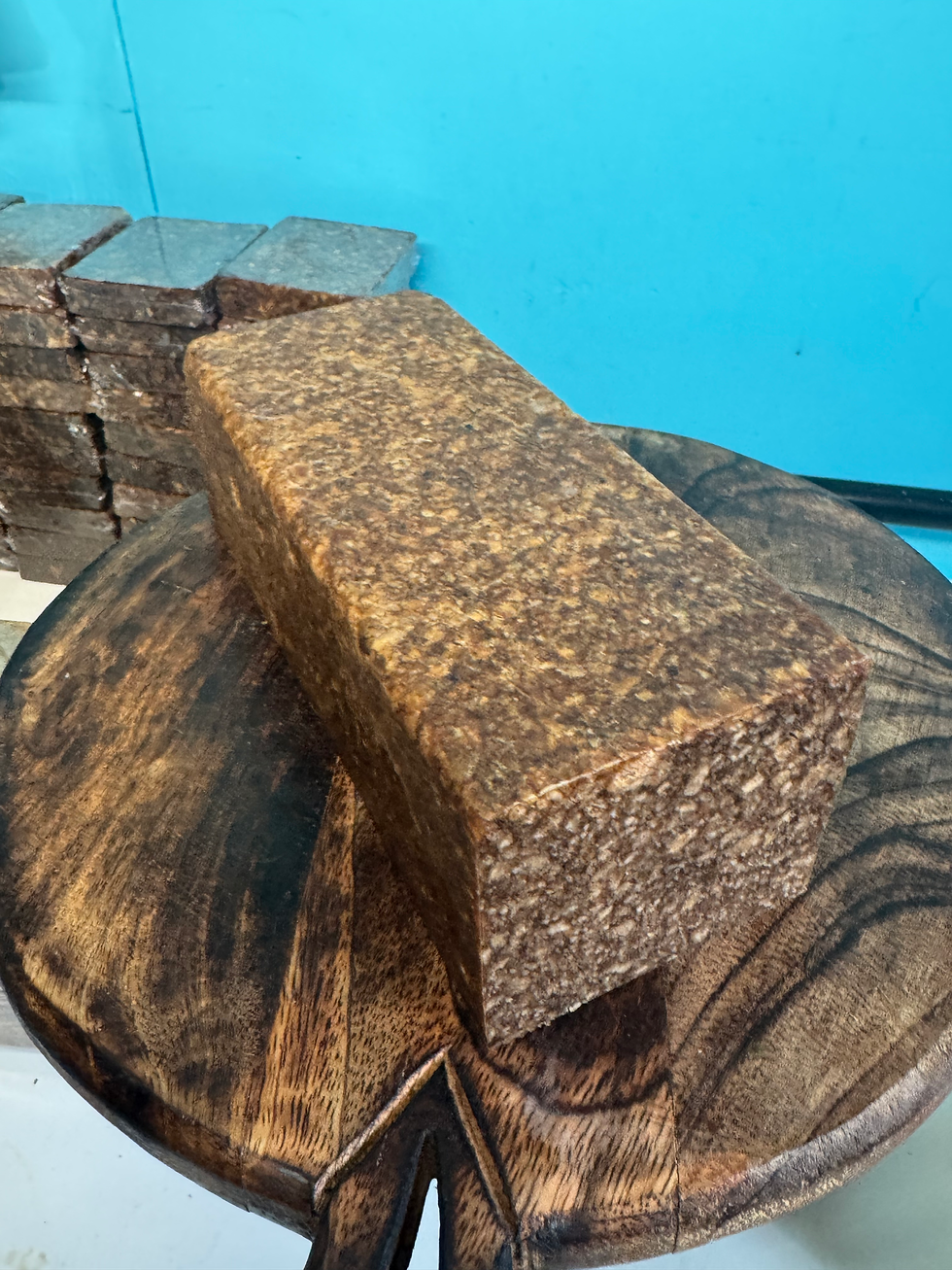 Thumbnail: African Black Soap Blocks - Ready to cut - 1KG