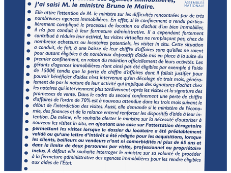 Confinement et professionnels de l’immobilier