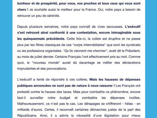Lettre d'information de janvier 2019