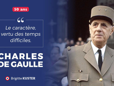 50ème anniversaire de la mort du Général de Gaulle