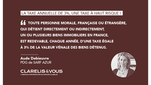 La taxe annuelle de 3%, une taxe à haut risque !