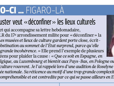 Le Figaro revient sur mon "Billet de la Semaine"