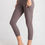 Thumbnail: Smokey Gray Capri Leggings