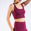 Thumbnail: Burgandy Criss Cross Sports Bra