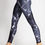 Thumbnail: Black  & Gray Tie Die Leggings