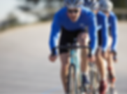 cycle team wearing blue