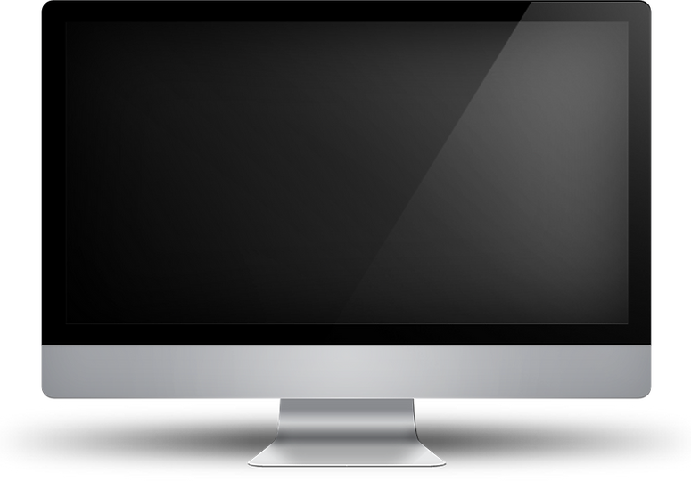 Tela de computador ilustrativa