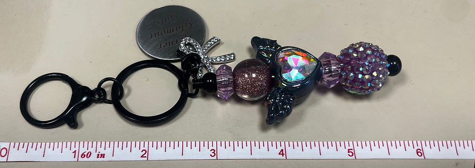 Thumbnail: Purple "Angel" Keychain