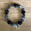 Thumbnail: Black & Gray Beaded Bracelet