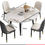 Thumbnail: Sintered stone round extendable table