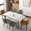 Thumbnail: Rectangle Extendable Sintered Stone Dining Table
