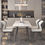 Thumbnail: Rectangle Extendable Sintered Stone Dining Table