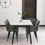 Thumbnail: Rectangle Extendable Sintered Stone Dining Table