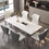 Thumbnail: Rectangle Extendable Sintered Stone Dining Table