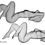 Thumbnail: Desire wire mesh shadow sculpture by CKCooper. Female figure reclines on her back with her legs bent, with shadow