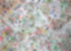 Curlicue Minuet, 16.5in x 23in mixed media on paper