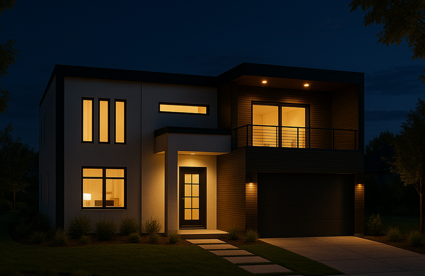 Contemporary two-story home render with wood-paneled balcony, flat roof, and modern curb appeal – custom residential design in Hidalgo and Cameron County, TX.

This high-end architectural render showcases a two-story modern home designed for luxury living. The clean white facade is balanced by rich wood accents and sharp black trim, with a striking balcony over the garage. Ideal for homeowners in cities like McAllen, Edinburg, Brownsville, and Harlingen looking for bold, contemporary design.

modern-two-story-home-TX, luxury-home-design-Hidalgo, Cameron-County-contemporary-home, balcony-house-render-South-Texas, custom-modern-home-architecture

