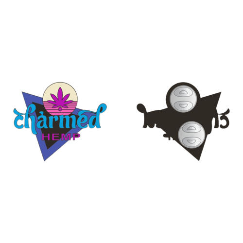 Charmed Hemp RETROWAVE Pin Charmed Hemp