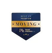Award badge highlighting our status as one of Cape Coral's best local moving companies, recognized by LocalMovers.com.