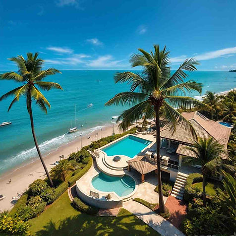 Bird's-eye view of a gorgeous house, emphasizing the advantages of using Naples' best moving companies for relocation