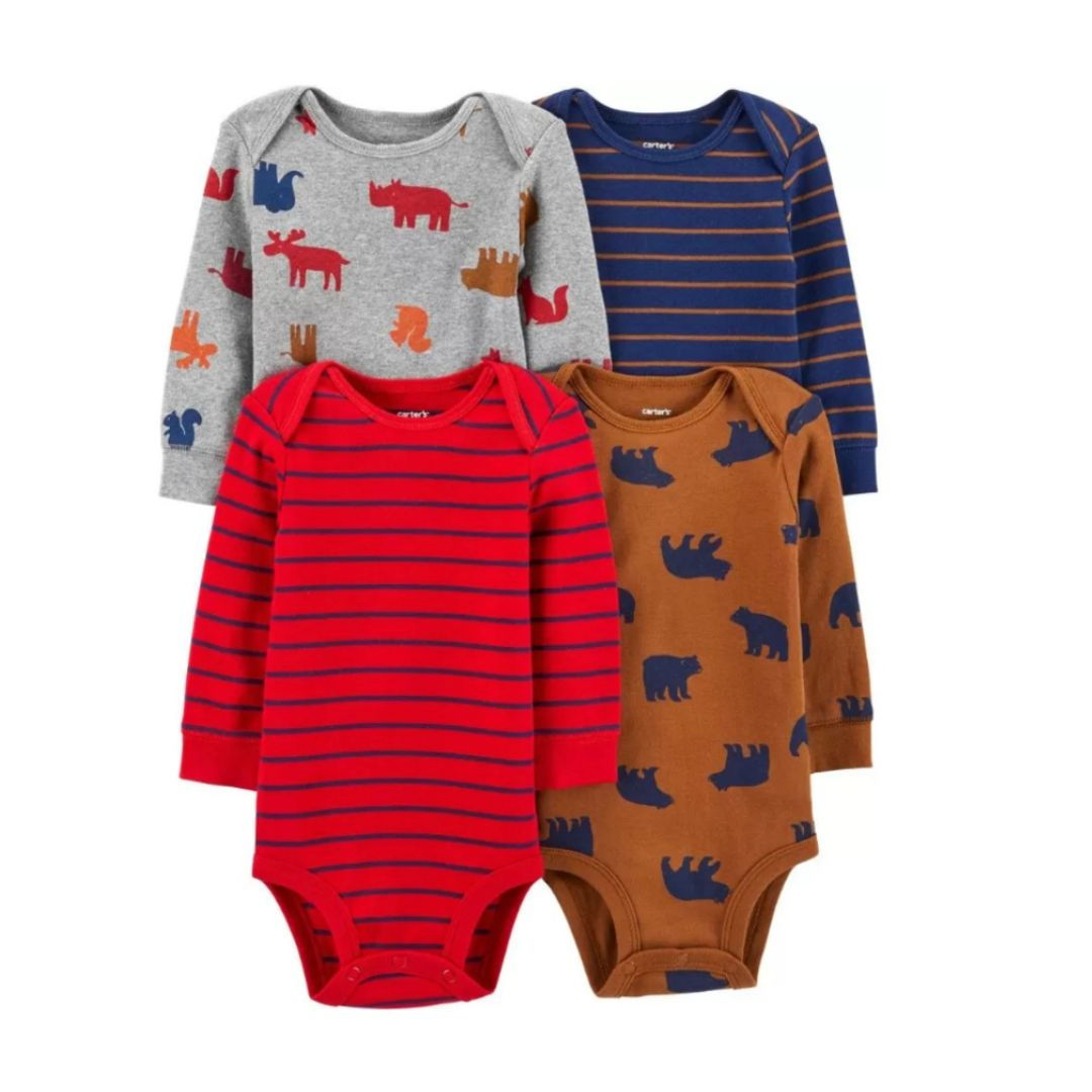 18 Meses Bodysuits Rojos