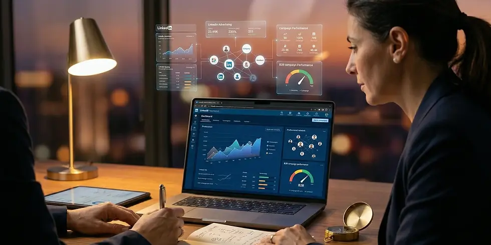 LinkedIn reklam yönetimi ile hedeflerinize ulaşmak için etkili kampanya stratejilerimizi ve analiz yöntemlerimizi inceleyin.
