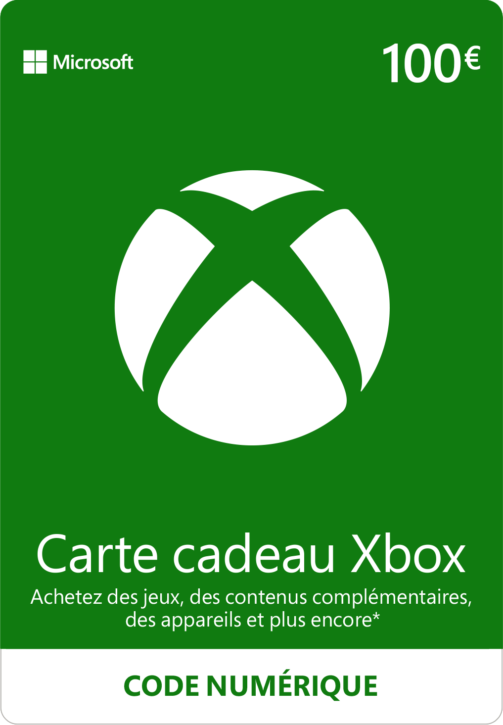 Carte Xbox 100€